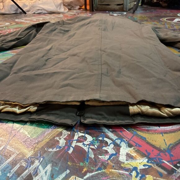 Weatherproof Mid-Length Jacket Dual Zipper Closure Inner Fleece & Quilted Shell - Picture 9 of 9